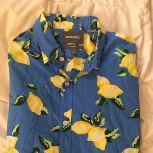 Bonobos Lemon Buttonup Shortsleeve